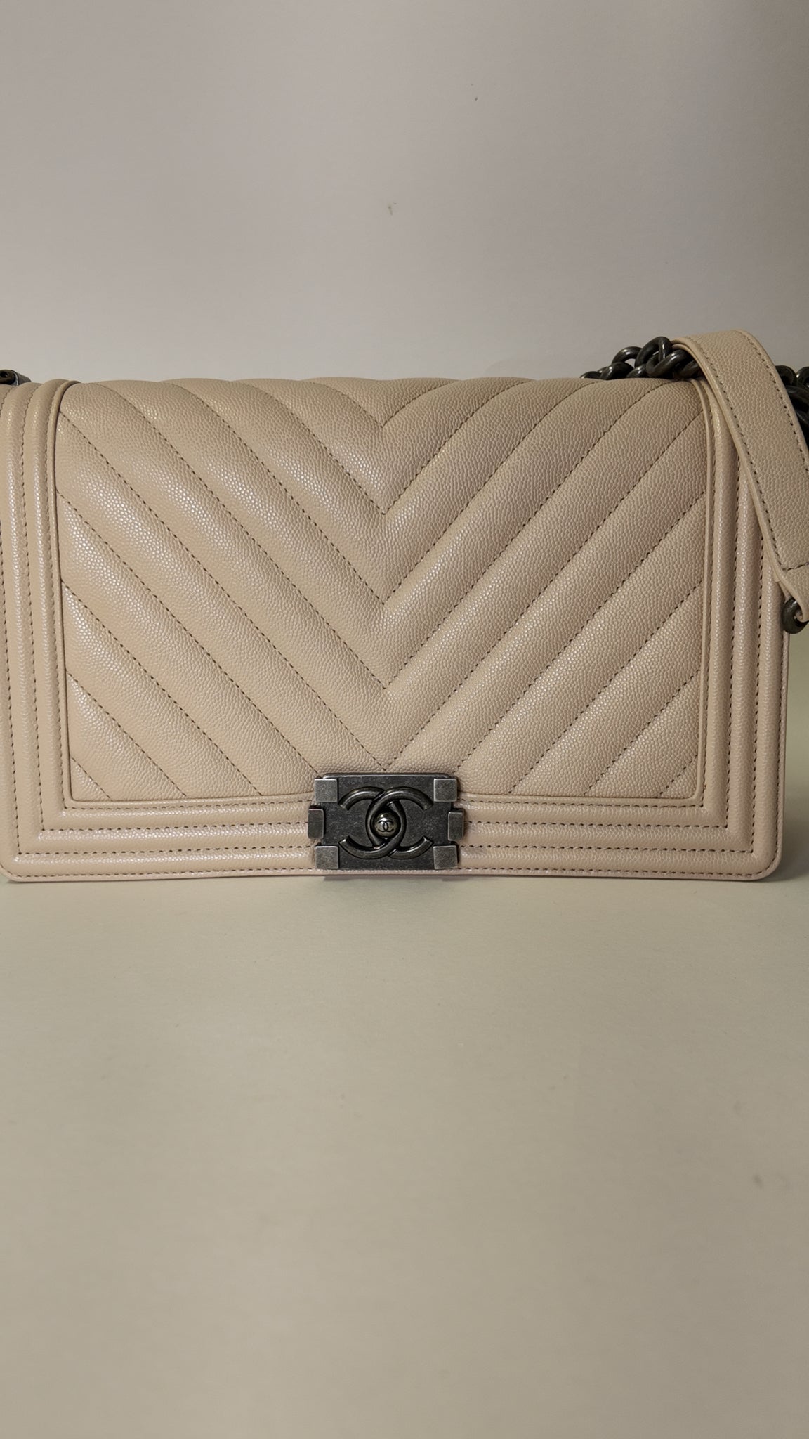 Chevron Large Boy Bag