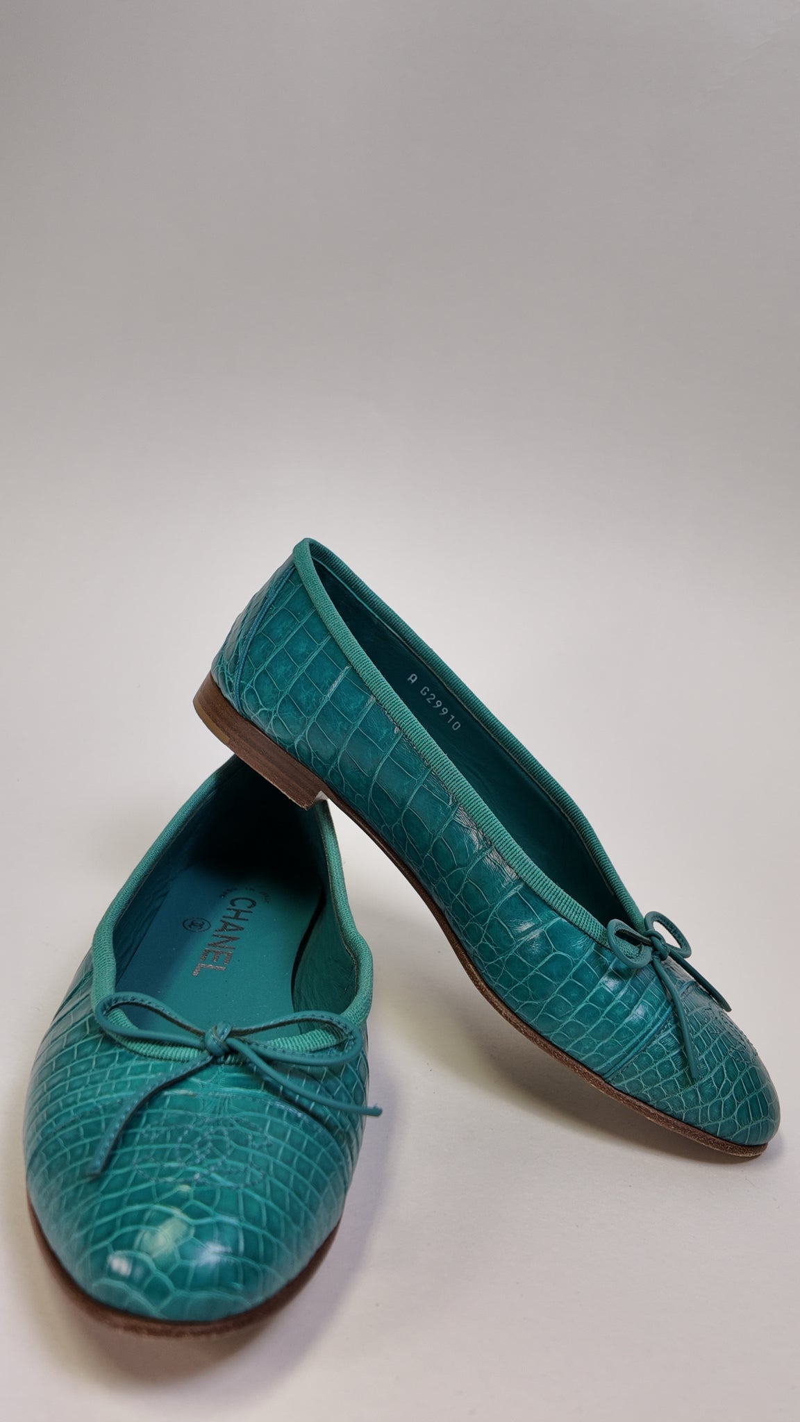 Chanel Crocodile Ballet Flat 37 Misc. Shoes