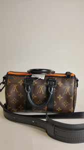 Monogram Macassar Zoom with Friends Keepall XS crossbody