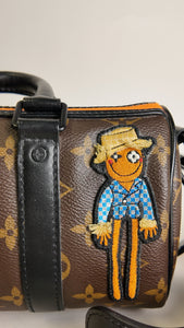 Monogram Macassar Zoom with Friends Keepall XS crossbody