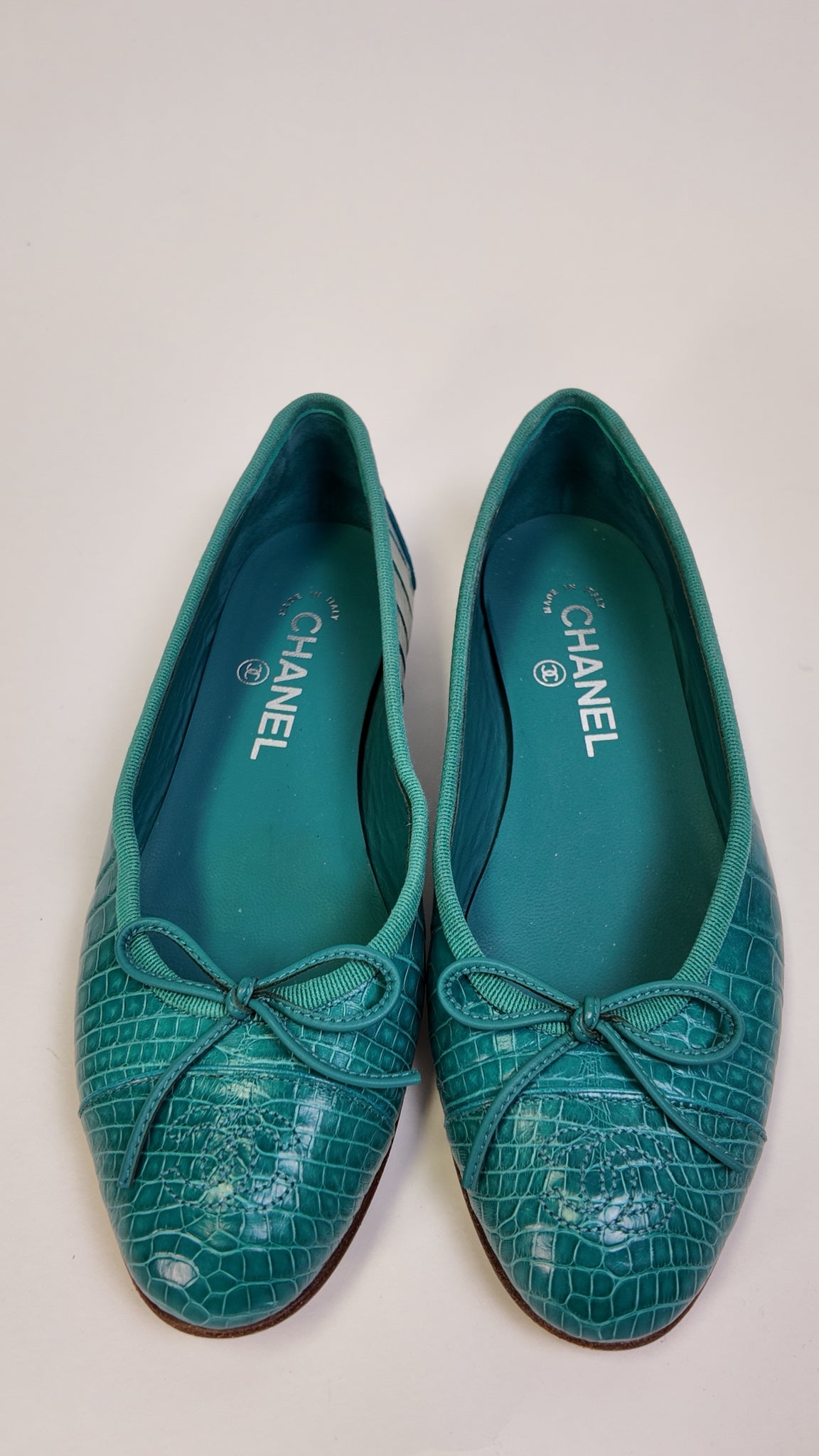 Chanel Crocodile Ballet Flat 37 Misc. Shoes