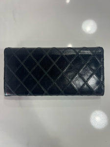 CHANEL QUILTED RECTANGULAR WALLET