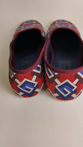 MENS GUCCI SATIN SLIPPERS W/ BOX