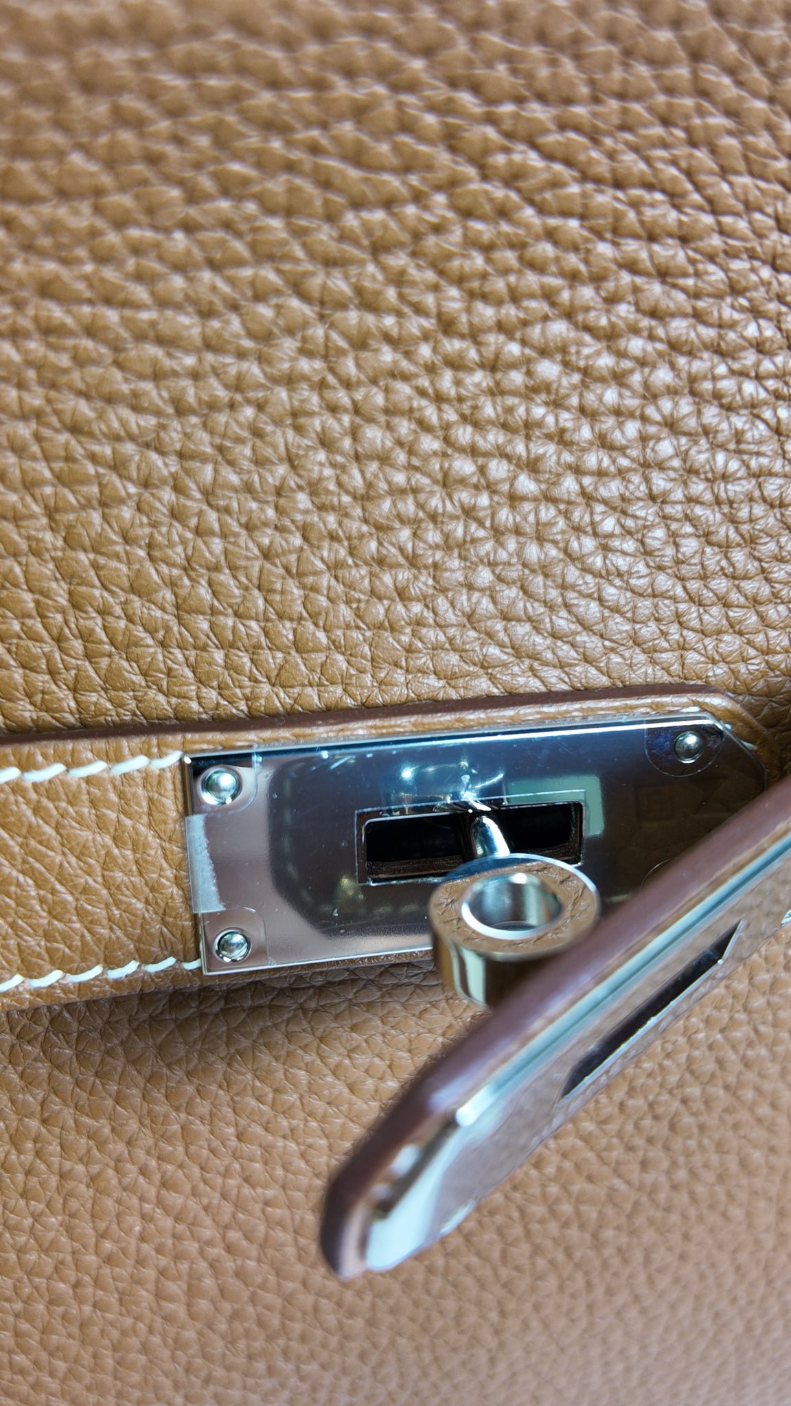 2014 HERMES CLEMENCE JYPSIERE 28 W/ PALLADIUM HARDWARE