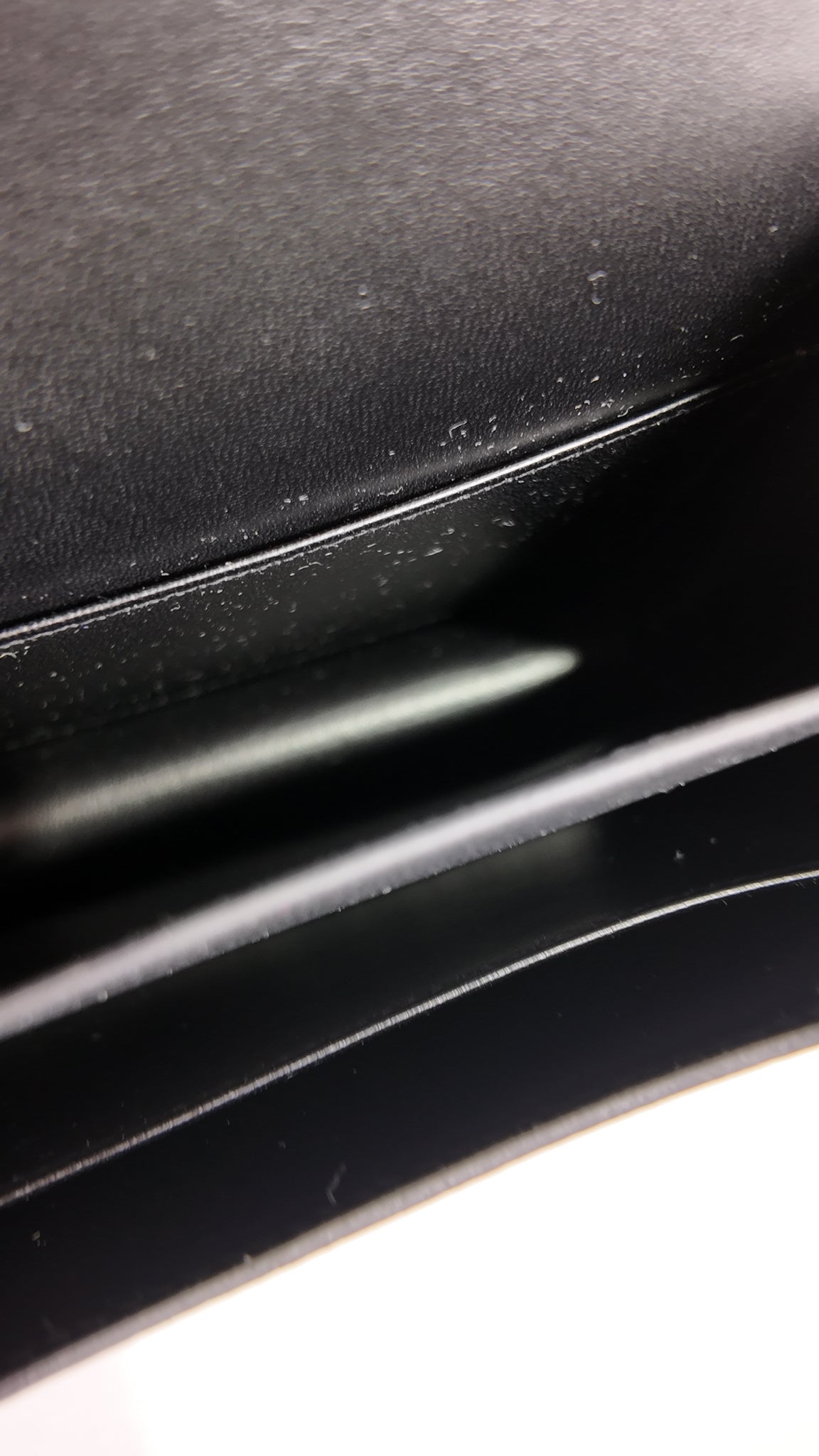 HERMES BLACK CONSTANCE 18 EPSOM W/ PALLADIUM HARDWARE - PRISTINE. FULL SET.