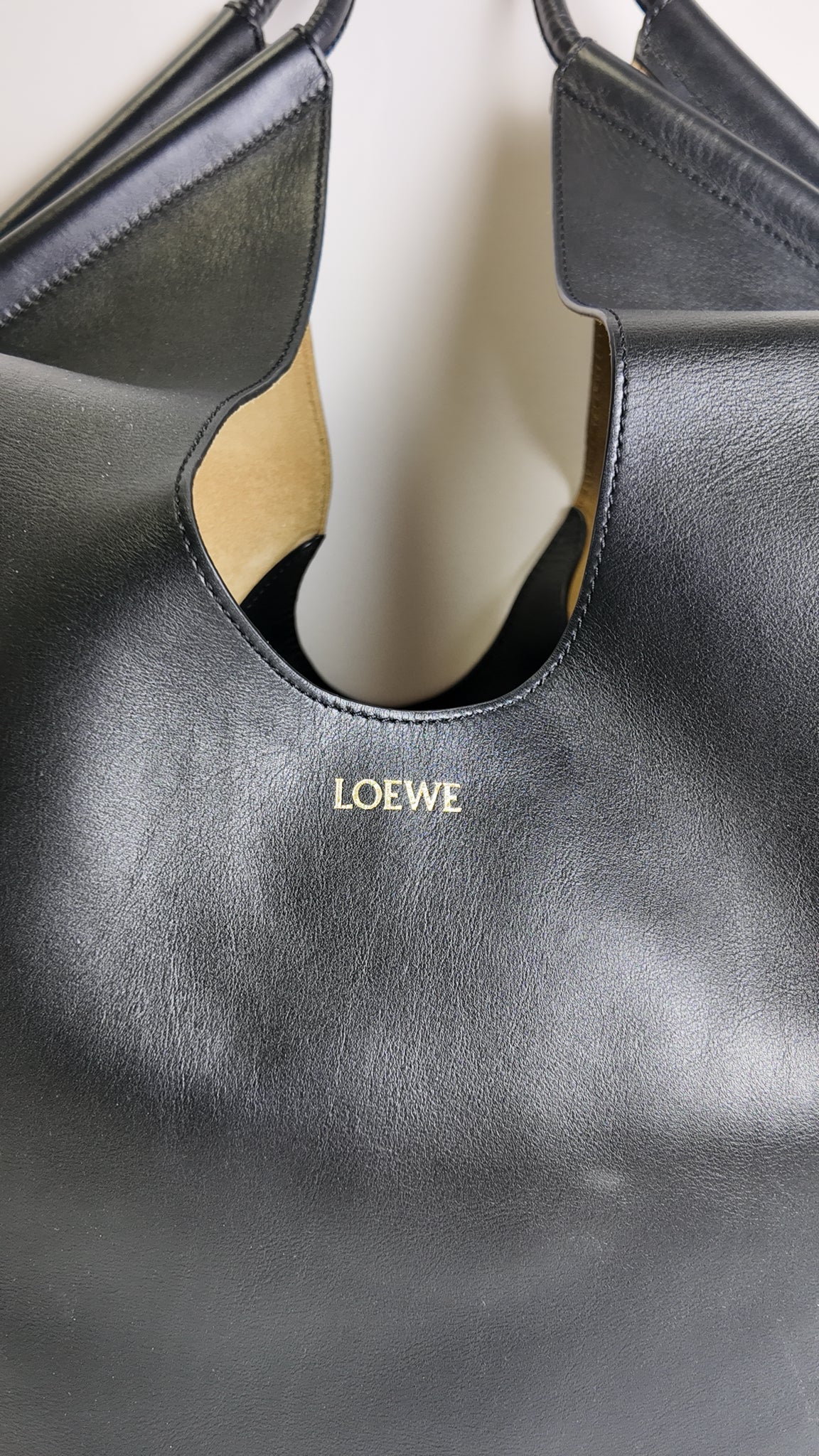 LOEWE PASEO KNOTTED LEATHER TOTE