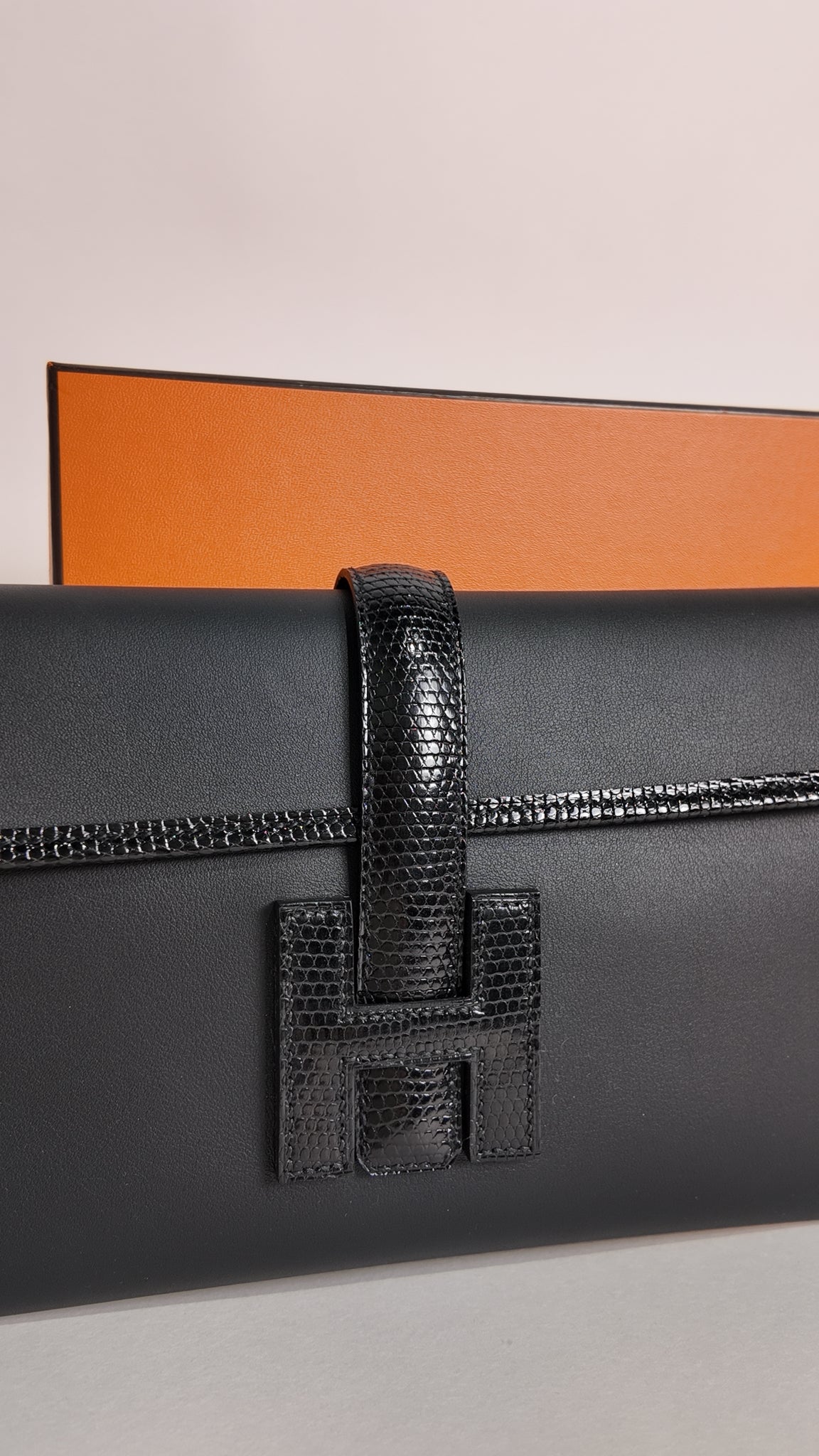 HERMES BLACK JIGE ELAN 29 SWIFT BNIB - FULL SET