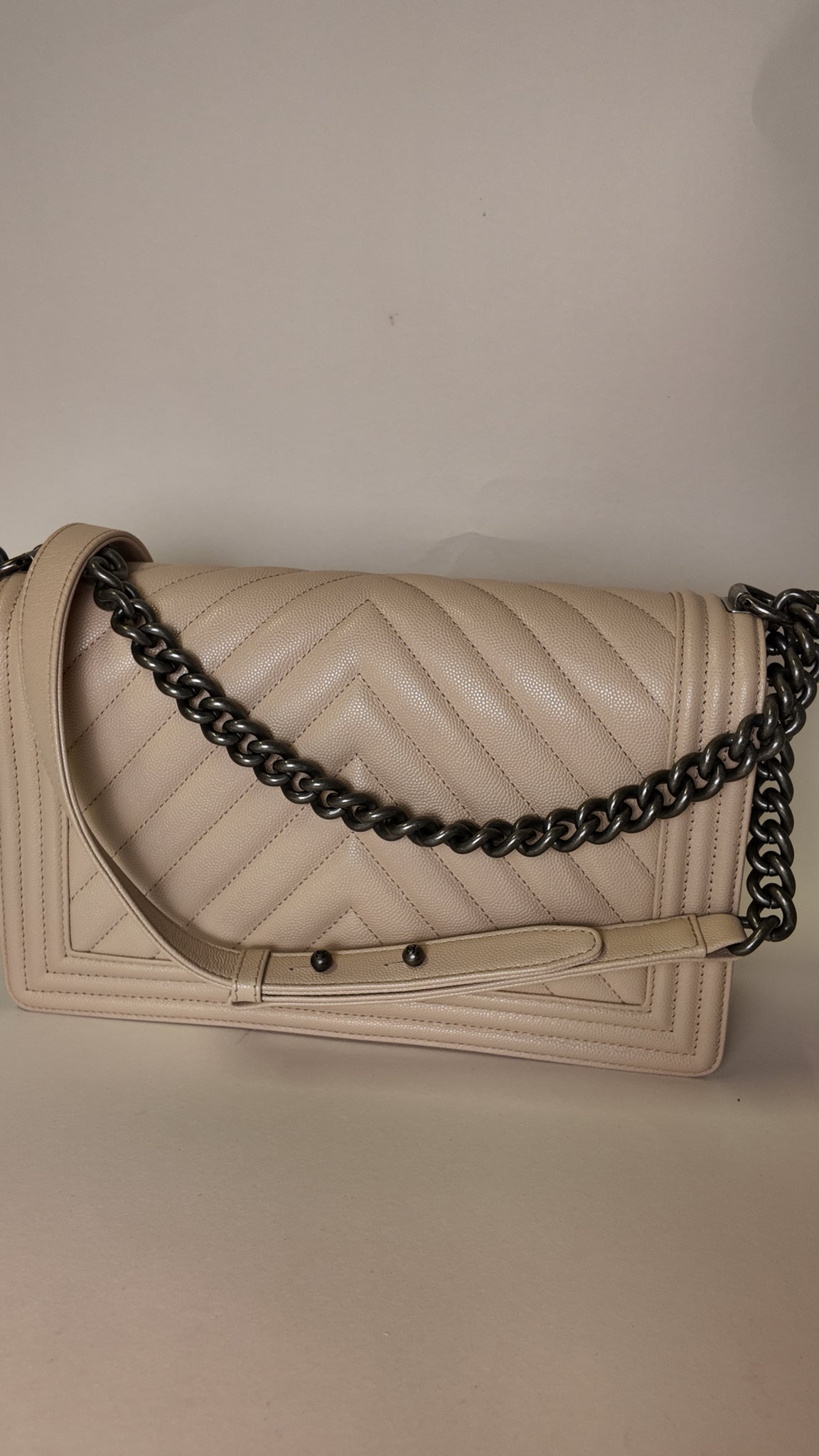 Chevron Large Boy Bag