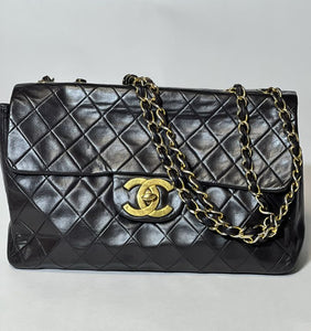 Chanel Classic Jumbo XL Maxi Flap Bag – Brown