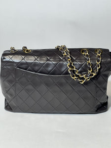Chanel Classic Jumbo XL Maxi Flap Bag – Brown
