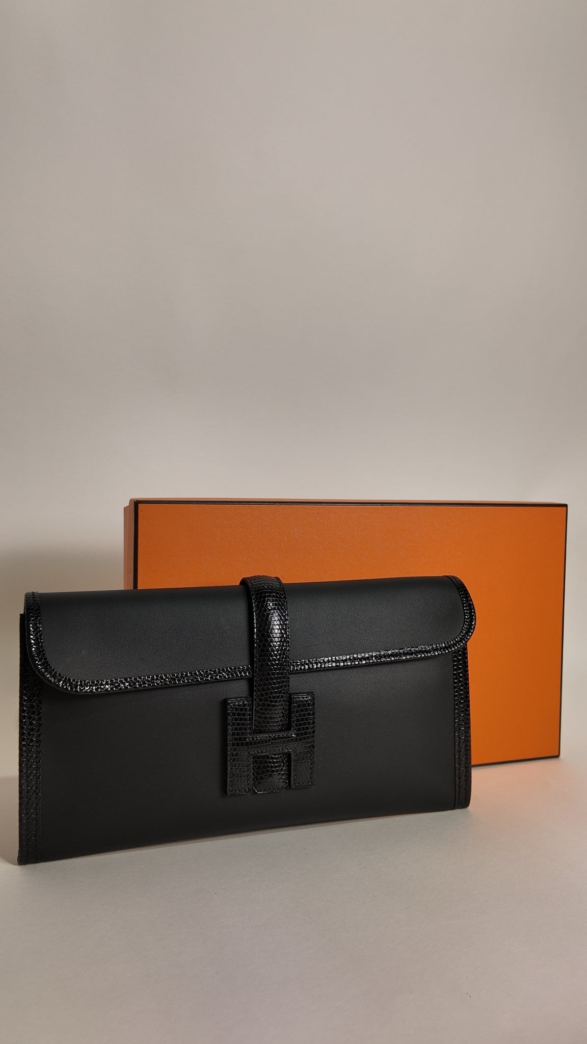 HERMES BLACK JIGE ELAN 29 SWIFT BNIB - FULL SET
