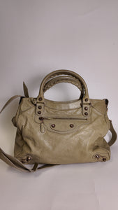 BALENCIAGA CITY BAG - Beige