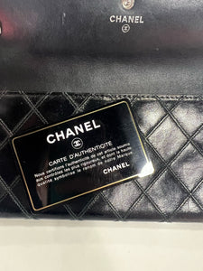 CHANEL QUILTED RECTANGULAR WALLET