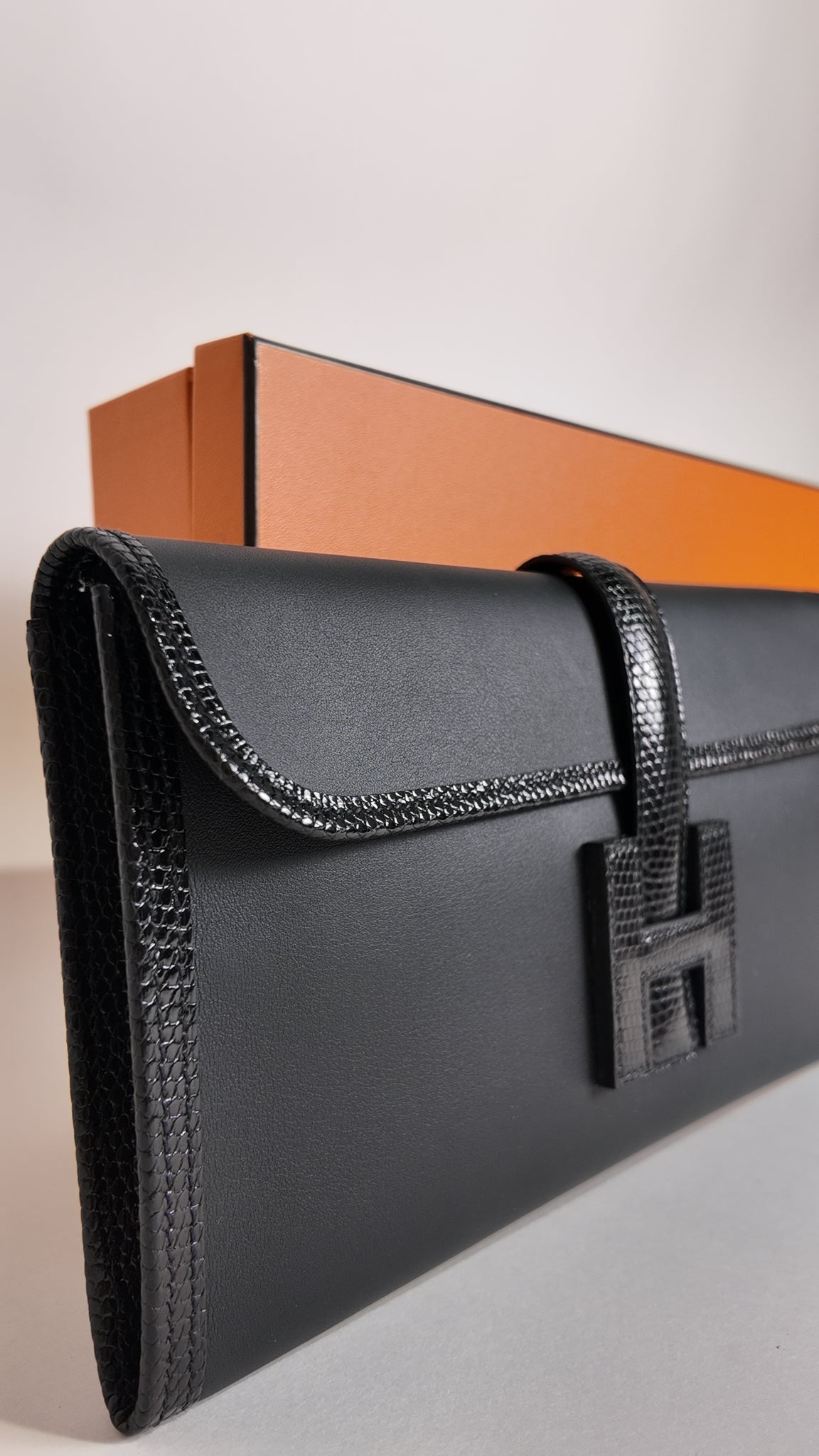 HERMES BLACK JIGE ELAN 29 SWIFT BNIB - FULL SET