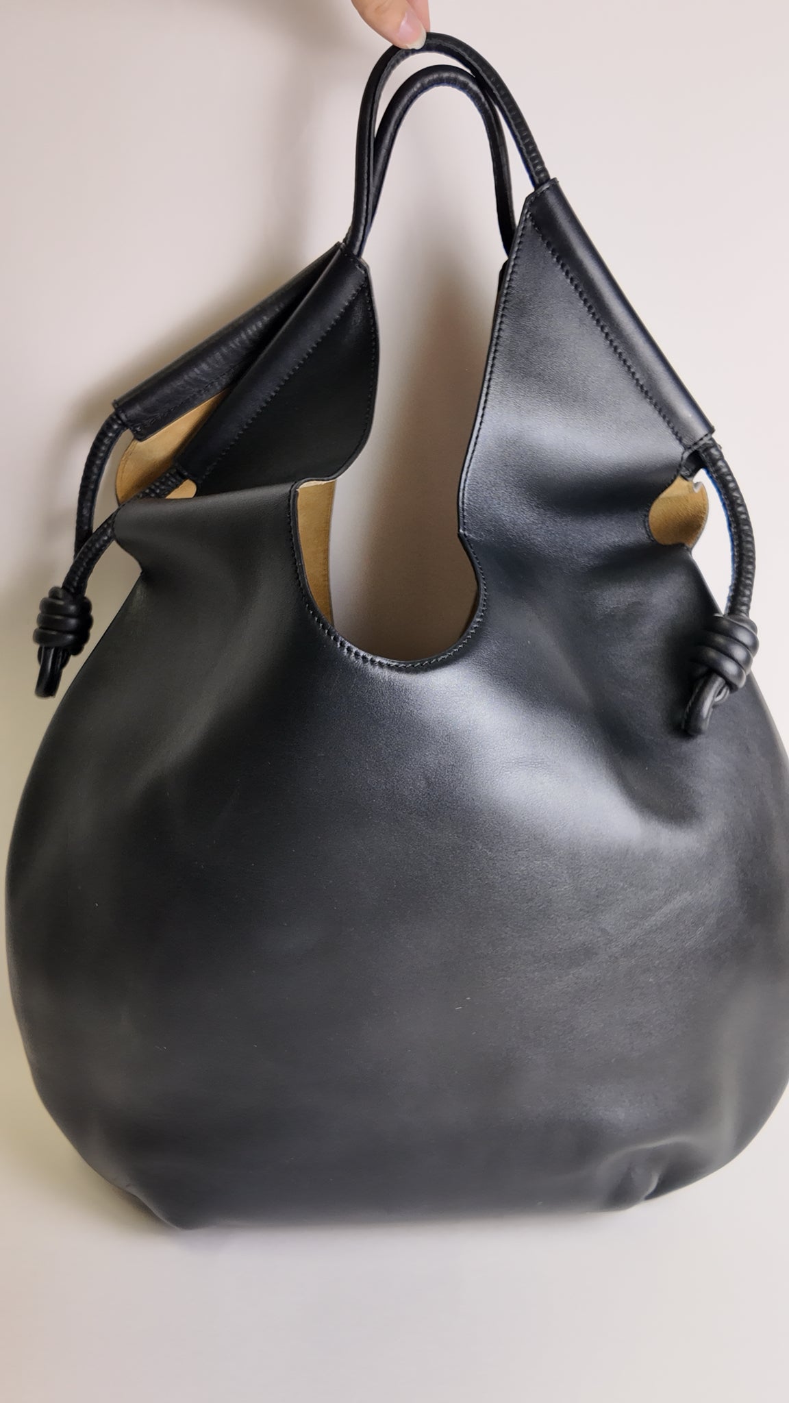 LOEWE PASEO KNOTTED LEATHER TOTE