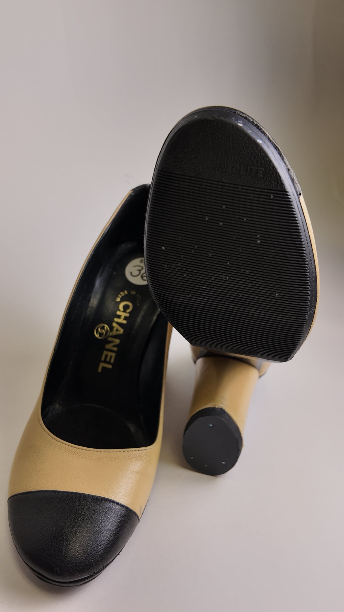 Chanel Color block Pump Size 36