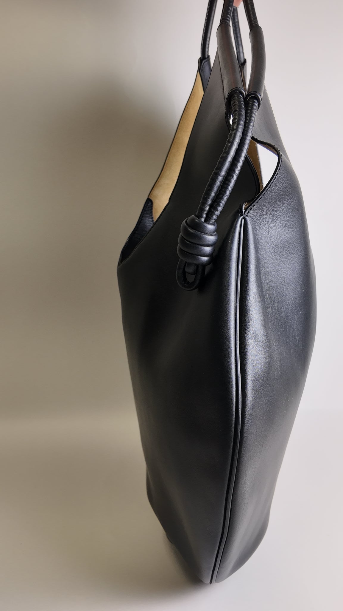 LOEWE PASEO KNOTTED LEATHER TOTE