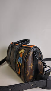 Monogram Macassar Zoom with Friends Keepall XS crossbody