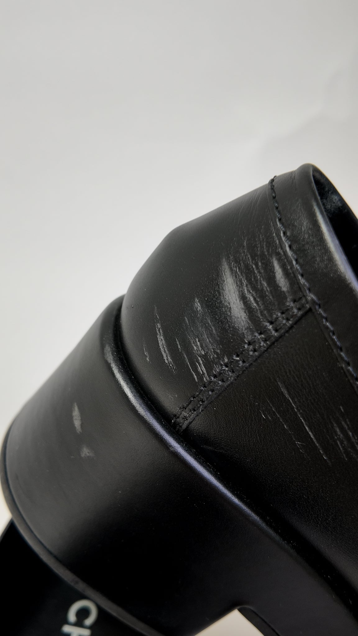 CHANEL LOGO LOAFERS 39