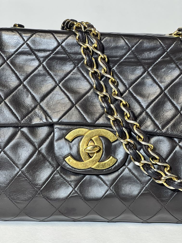 Chanel Classic Jumbo XL Maxi Flap Bag – Brown