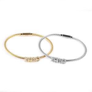 XOXO Cable Bracelet