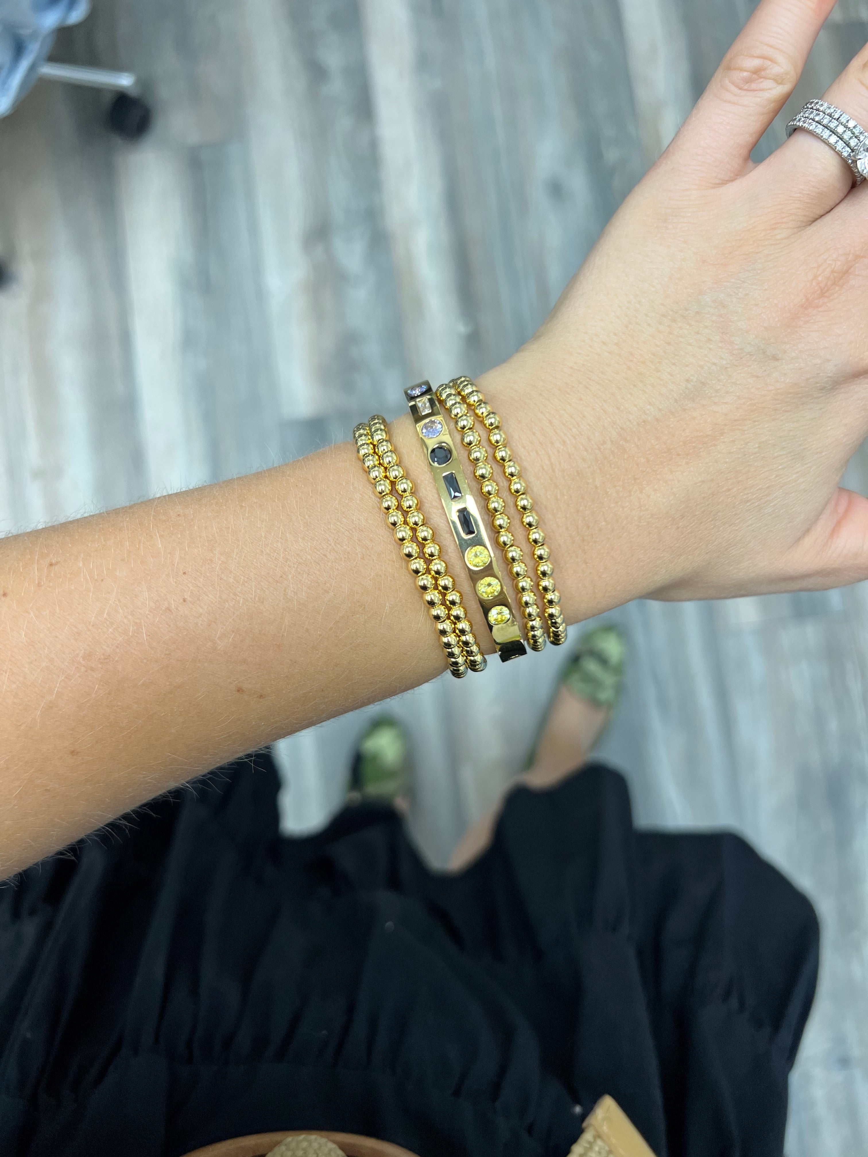 Pop of Blue Bangle