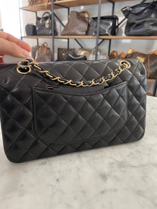 Lambskin Medium Double Flap Bag
