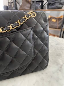 chanel double flap bag lambskin