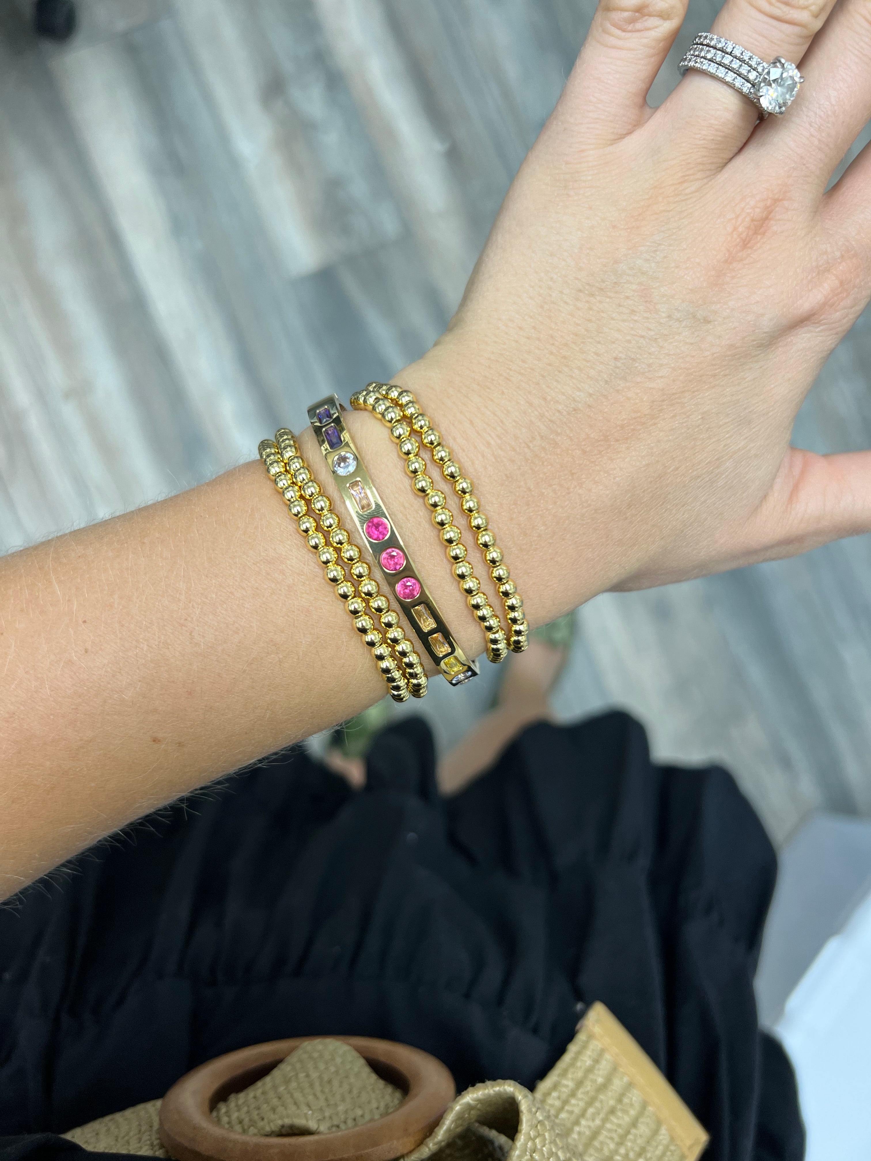 Pop of Pink Bangle