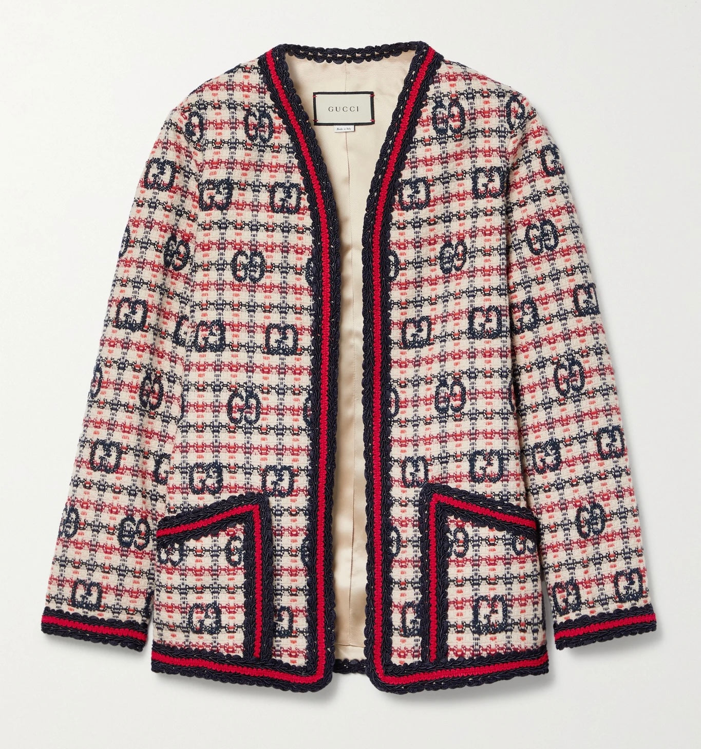 Gucci Check Tweed Jacket
