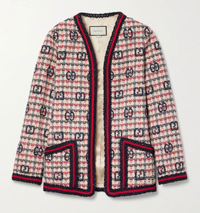 Gucci Check Tweed Jacket
