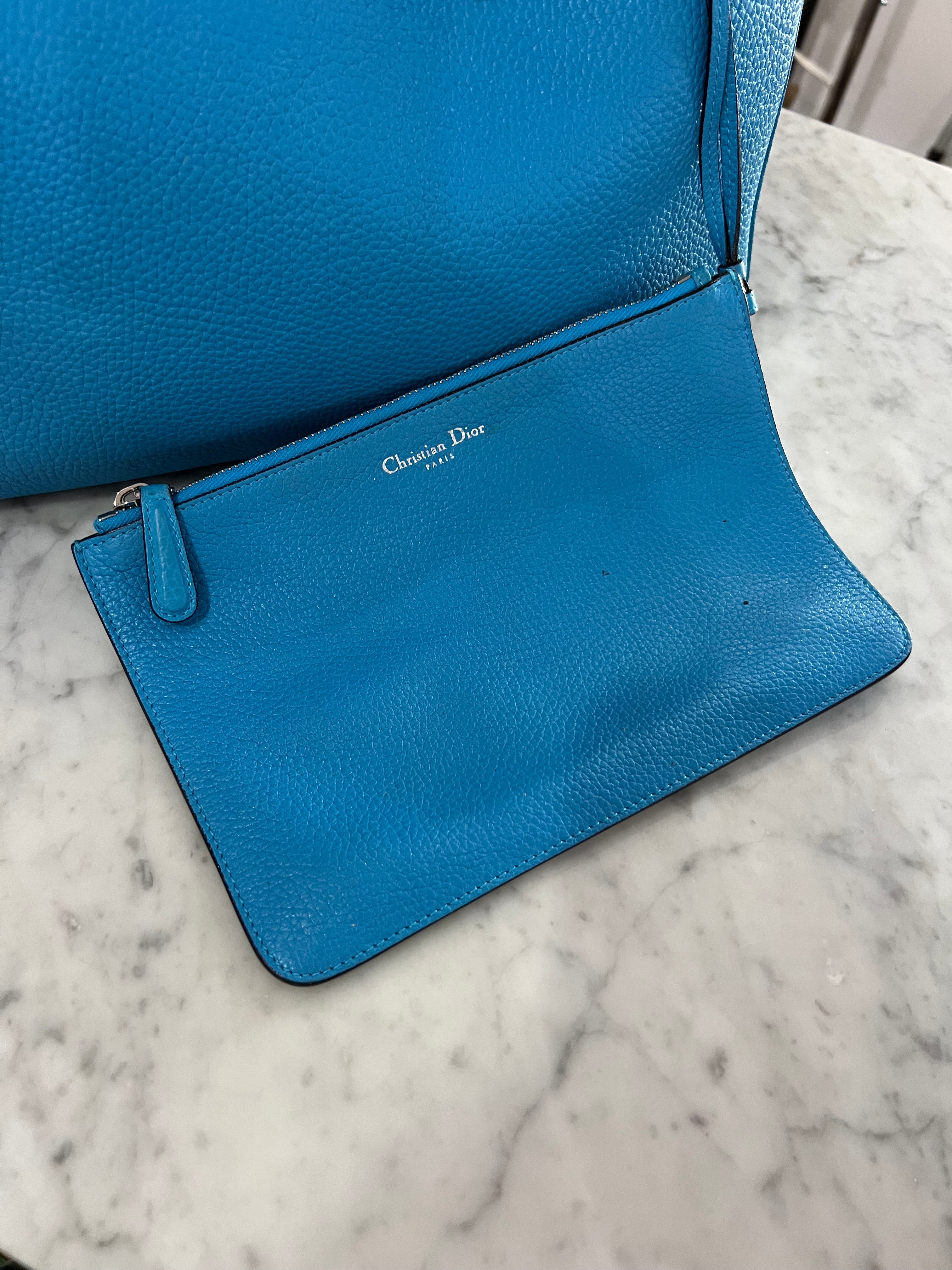 Diorissimo Pebbled Satchel