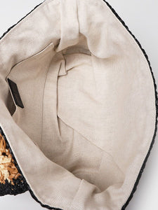Gucci Small Marmont Raffia Shoulder Bag