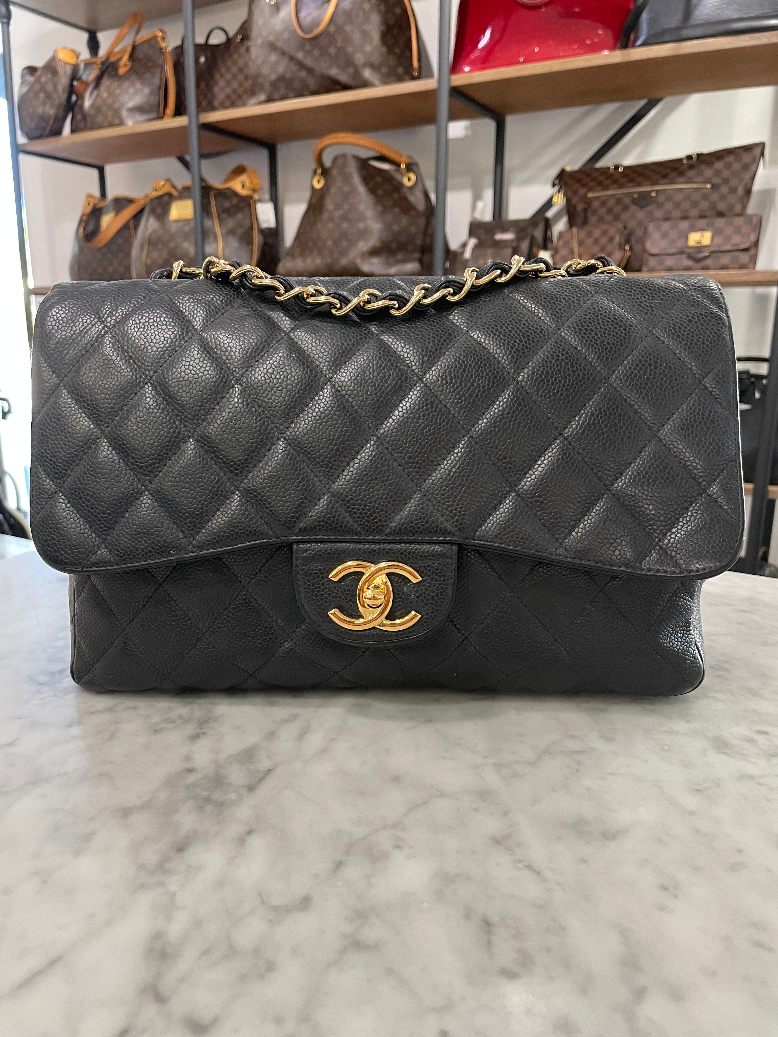 chanel jumbo tote