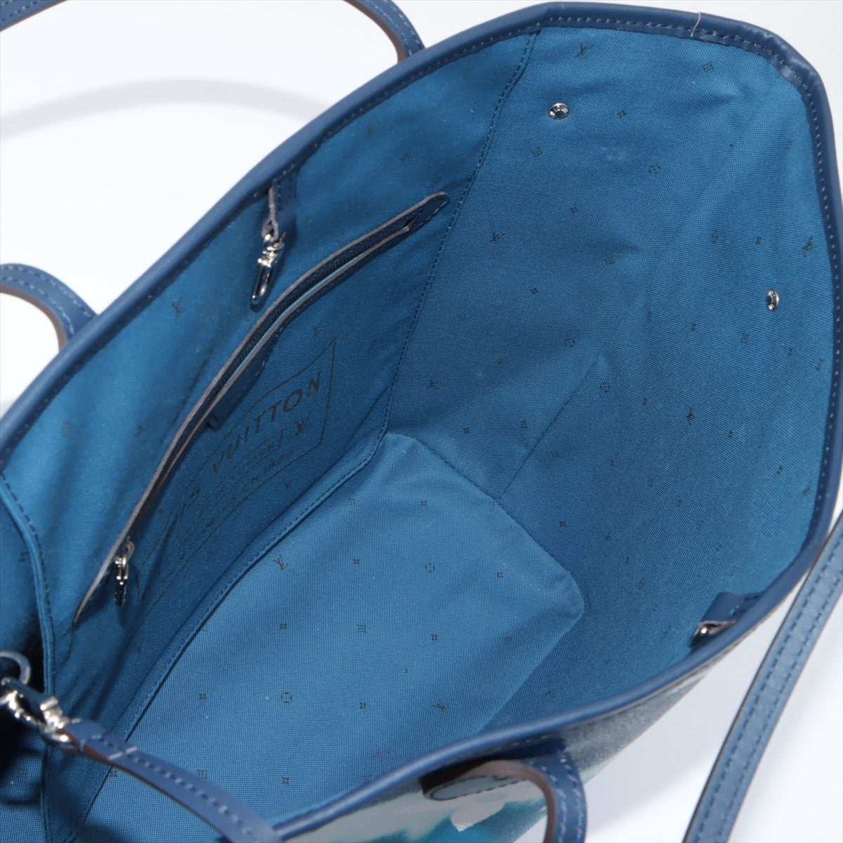 Louis Vuitton Blue Escale Neverfull Bag and Pouch Set - A World Of