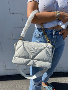 BNIB Prada Quilted 2021 Soft Nappa Shoulder Bag